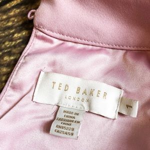ted baker angelik harmony burnout stripe dress